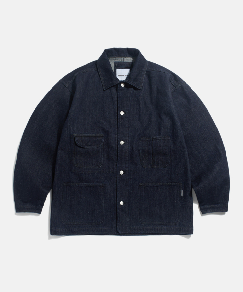50s American джинсовая Coverall Dark Indigo
