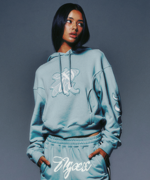 EMBLEM PATCH EMBROIDERY худи MINT