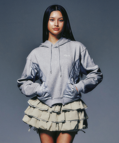 SATIN WEAVE худи GRAY