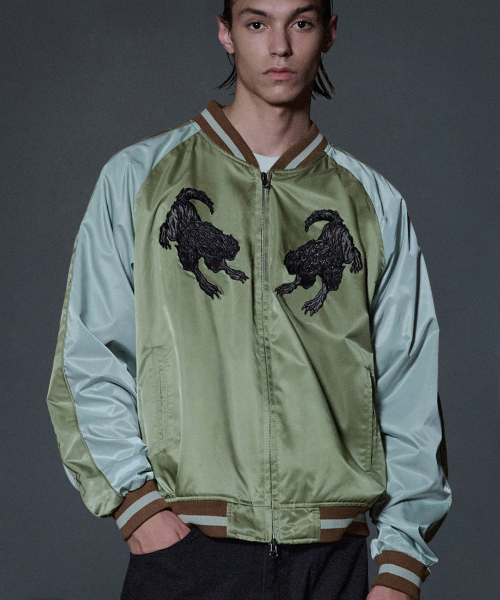 Cerberus Satin Blouson куртка - Khaki