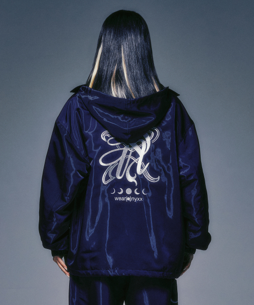 P.O.M EMBLEM HOOD куртка NAVY