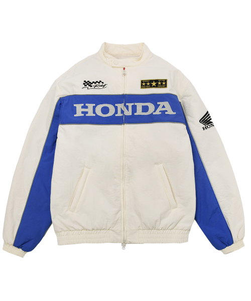 혼다 모터사이클() Piping Motorcycle Blouson Jacket Ivory 상품 이미지