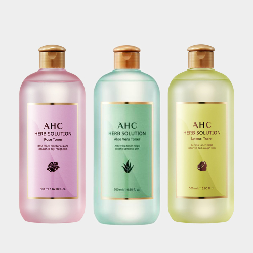 에이에이치씨() 허브솔루션 대용량 토너 500ml 3종 중 택1 상품 이미지