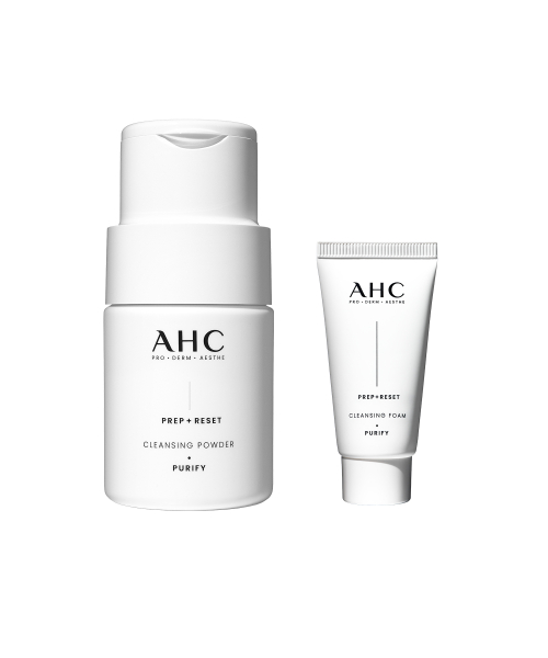 에이에이치씨(AHC) 프렙리셋 클렌징파우더 40g+(GIFT)클렌징폼 30ml - 후기 | 무신사