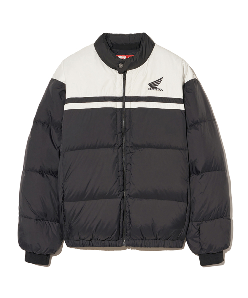 Honda Wing logo Short Puffer_Black
