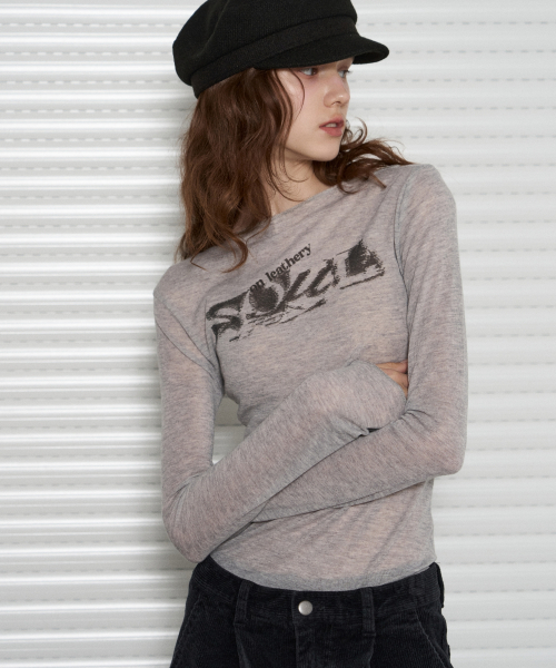 Лонгслив loose fit с вырезом лодочкой [6 colors]