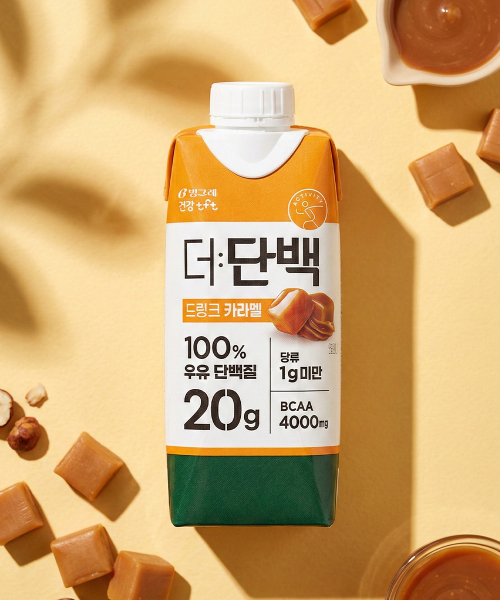 빙그레(BINGGRAE) 더단백 드링크 250ml 36팩 (18팩 x 2박스) 카라멜 - 후기