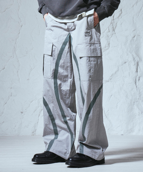 Нейлоновые брюки Bold Line Light Grey