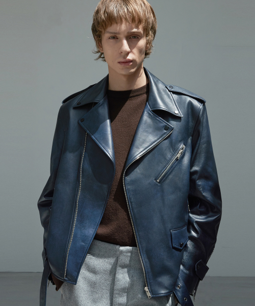 Джинсовая косуха унисекс European_Denim Navy