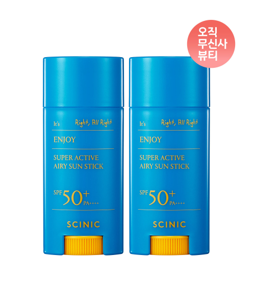 싸이닉() 슈퍼 액티브 에어리 썬스틱 25g 2개 상품 이미지