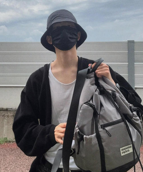마스마룰즈(MASMARULEZ) Zipper string backpack _ Gray