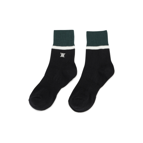 어뉴골프(ANEW GOLF) (W) BIG COLOR BLOCK SOCKS_BK - 사이즈 & 후기 | 무신사