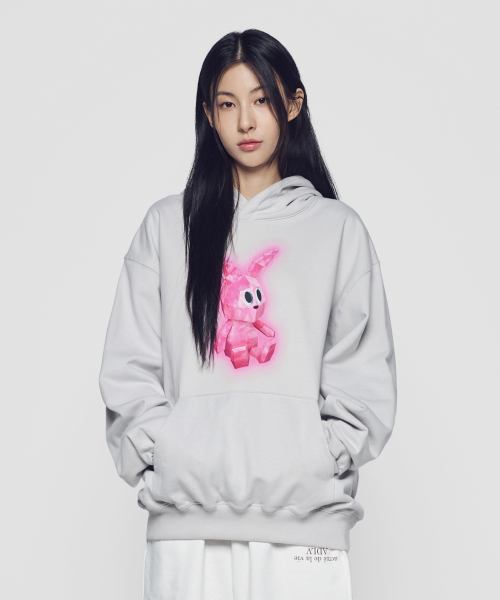 RETRO RABBIT HOODIE (3 COLOR)