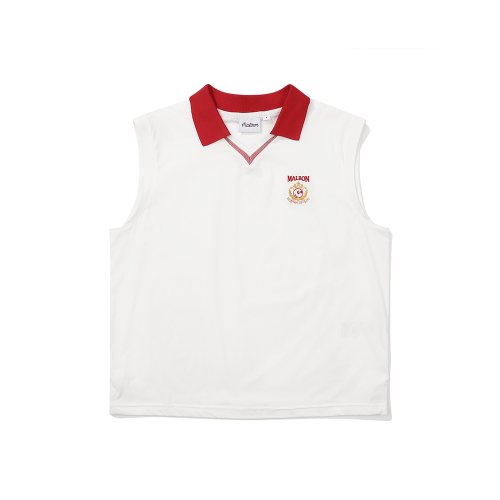 Тканый жилет с воротником OFF WHITE (WOMAN)