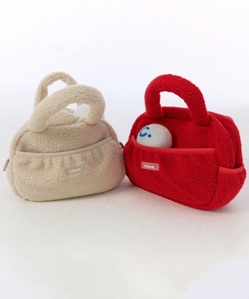 클로브(CLOVE) [24FW clove] Fleece Totebag (2color) - 사이즈