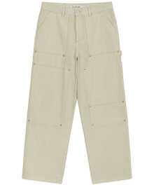 DYEING CARPENTER PANTS [LIGHT BEIGE]