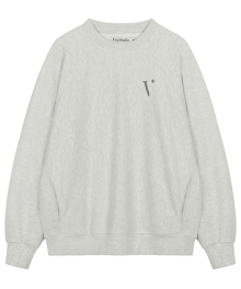 SYMBOL RAGLAN SWEATSHIRT [WHITE MELANGE]