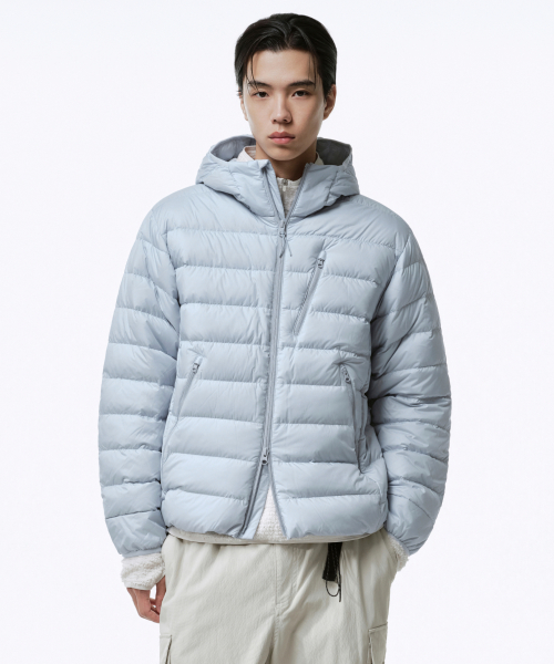 MUSINSA | MUSINSA STANDARD [City Leisure] Hooded Light Down Jacket