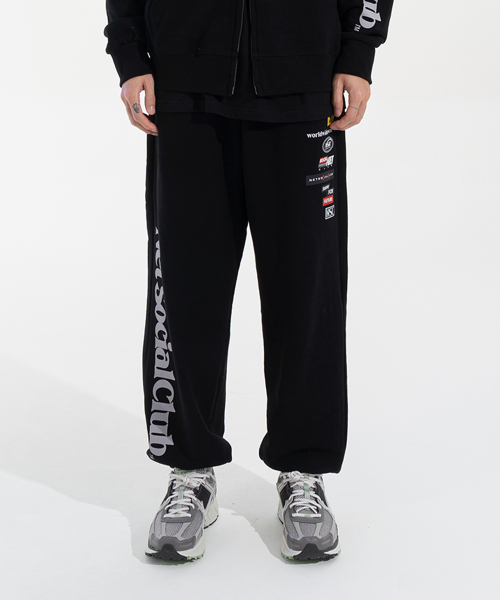 TELECOM LOGOS PANTS (чёрный)