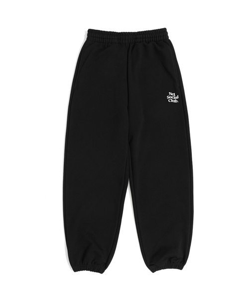 WAVY LOGO JOGGER PANTS (чёрный)