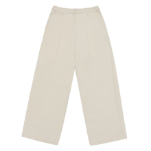 BIO WASHING SEMI WIDE PIN TUCK CHINO PANTS