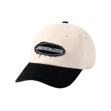 TWO TONE APPLIQUE PATCH BALL CAP