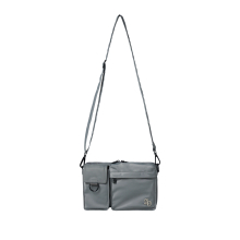 SYMBOL RIVET MULTI POCKET CROSS BAG