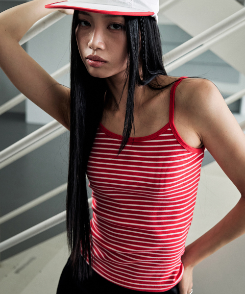 Stripe color sleeveless