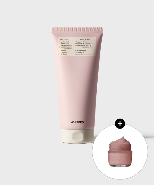 휩드 비건 팩클렌저 대용량 130g + 여행용 팩스크럽 25g 증정