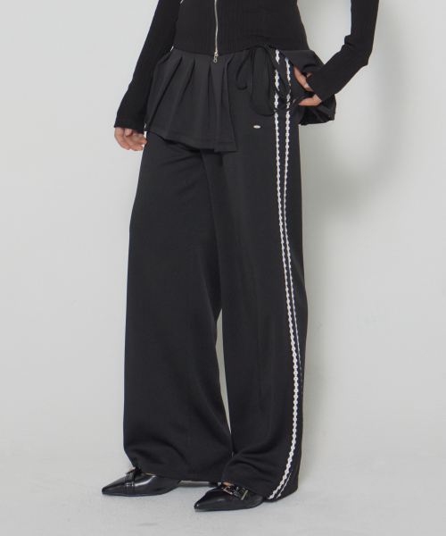 HAZE LACE TRACK PANTS - 5 COLOR