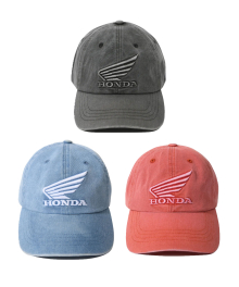 [3 COLOR] Honda Wing logo Pigment Cap