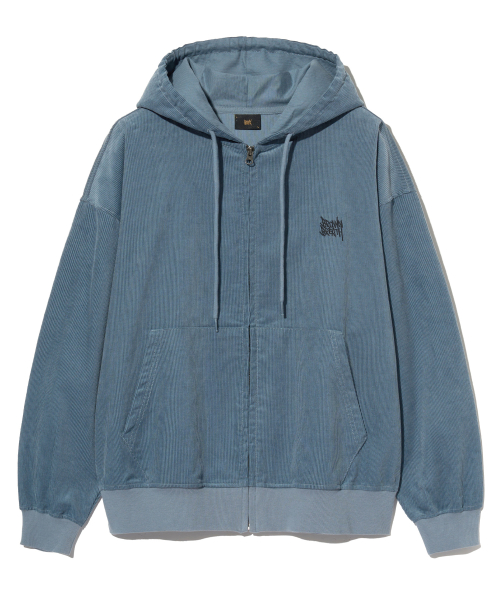 ★BROWNBREATH★ EVERYDAY CORDUROY HOOD ZIP UP BLACK EVERYDAY HOOD ZIP UP - BLACK - Brownbreath Online Store