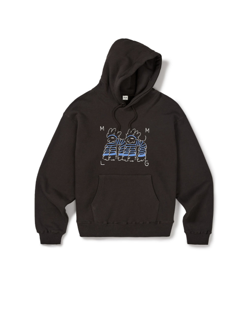 [Mmlg] BIG FRIENDS HOODIE (WOODY коричневый)