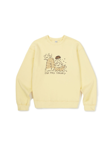 [Mmlg] BIG FRIENDS SWEAT (BUTTER)