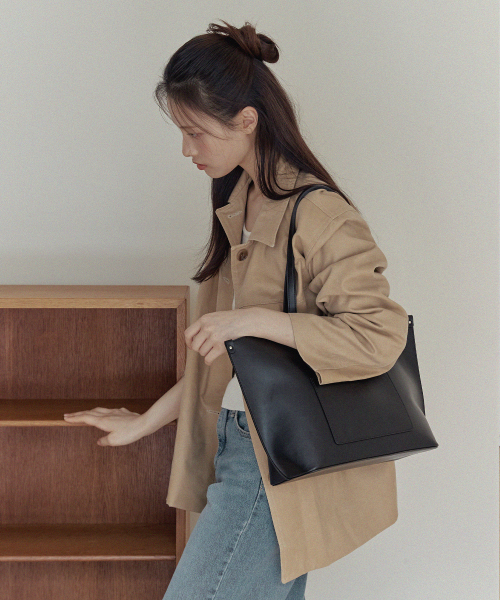 오브히(OVHEE) 모브 쇼퍼백 Move Shopper Bag_Black - 사이즈