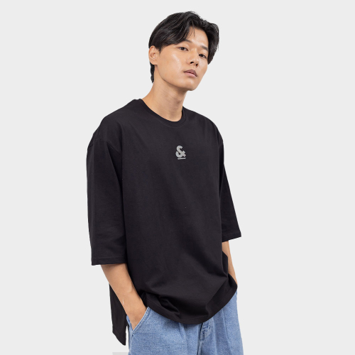 EAEllenPU 3/4 side slit футболка