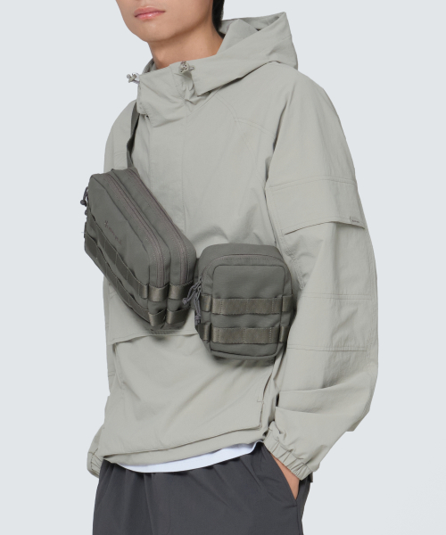 Сумка на пояс Rough Square Dark Khaki (S24ZUFBG67)