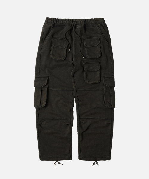 FRENCH PARATROOPER SWEAT PANTS_ BLACK BROWN