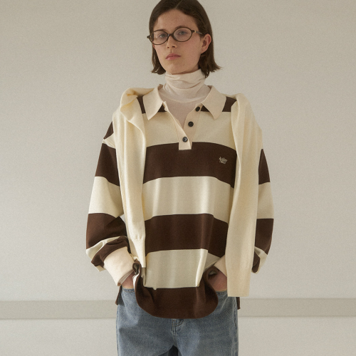 STRIPE LUCKY TEE(T-6886)