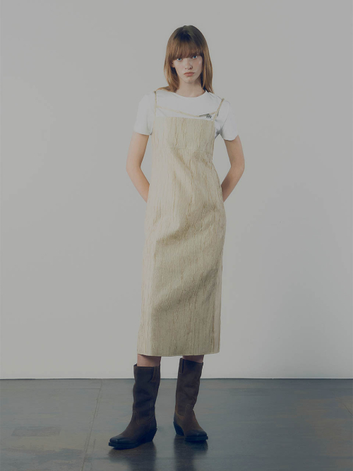 ★RAIVE★ String Wrinkle Onepiece in Black VW4AO30010 String Wrinkle One-piece in Black VW4AO300-10 - RAIVE