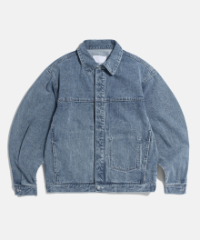 Minimal Denim Trucker Jacket Light Indigo