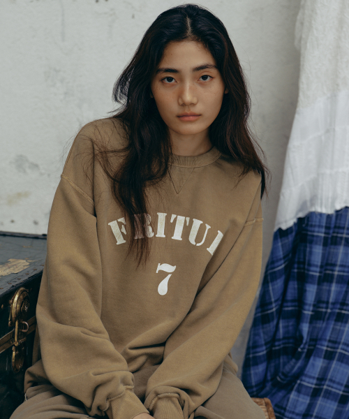 Unisex Pigment Sweatshirt 2Color_F243MT01