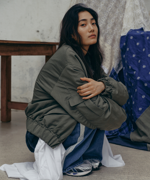 MA-1 Bomber Jacket Khaki_F243JP01