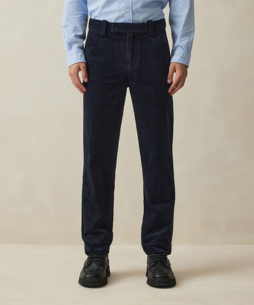 slim fit 8W cordury штаны(navy)(BBPCMM4756QEW)