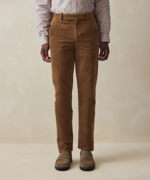 Узкие вельветовые брюки 8W (Brown) (BBPCMM47554EW)