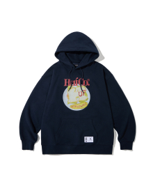 HUF SANDWICH HOODIE [NAVY]