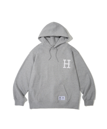 H LOGO HOODIE [MELANGE GRAY]