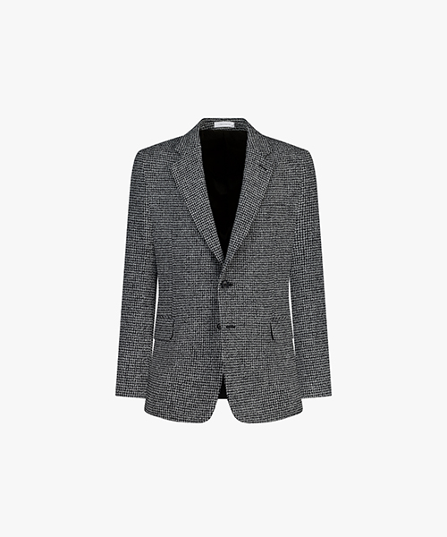 Серый двухпуговичный пиджак regular fit LKF24401
