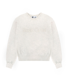 Basic Logo Applique Sweatshirt - Oatmeal