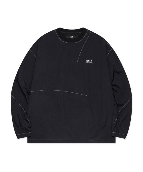 [ LMC ]★ACTIVE GEAR NYLON CURVED DART CREWNECK 엘엠씨(LMC) NYLON CURVED DART CREWNECK black - 사이즈 & 후기